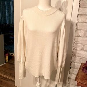 Worthington Woman’s 2XL Long Sleeve Sweater/ Polar Bear Color /New With Tags